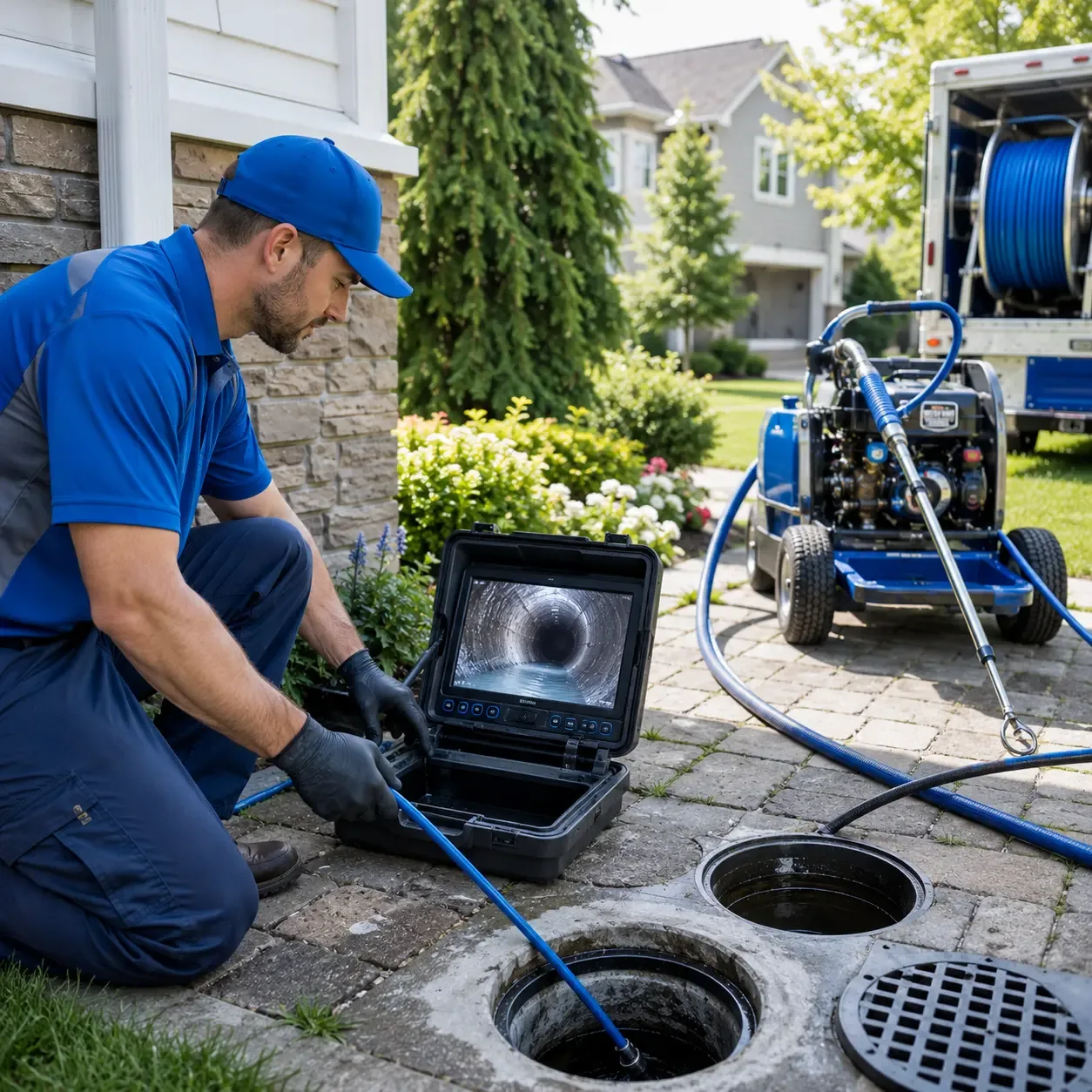 Outdoor drain cleaning professionals serving Big Island, VA
